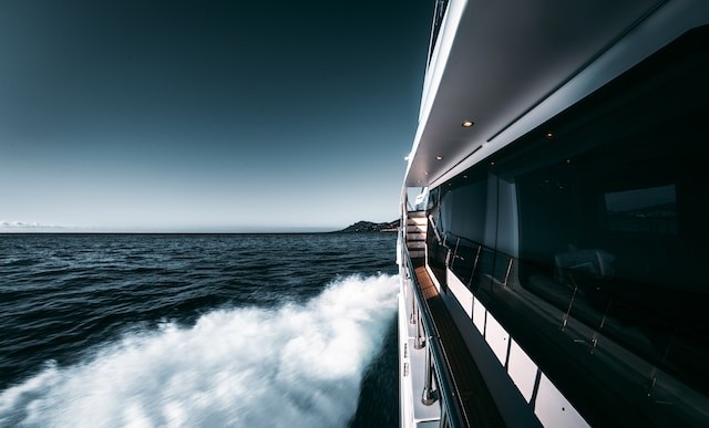 view from yacht