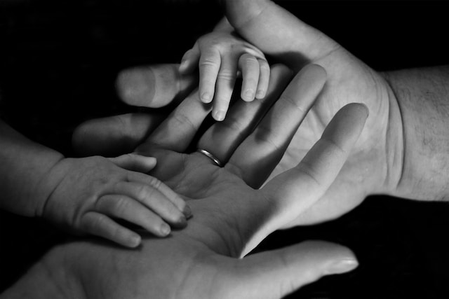 family hands