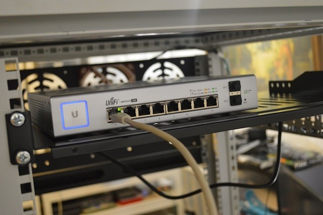 white-ethernet-switch